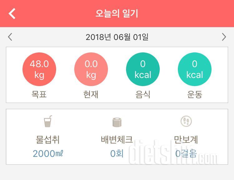 30일 하루 2L 물마시기 4일차 성공!