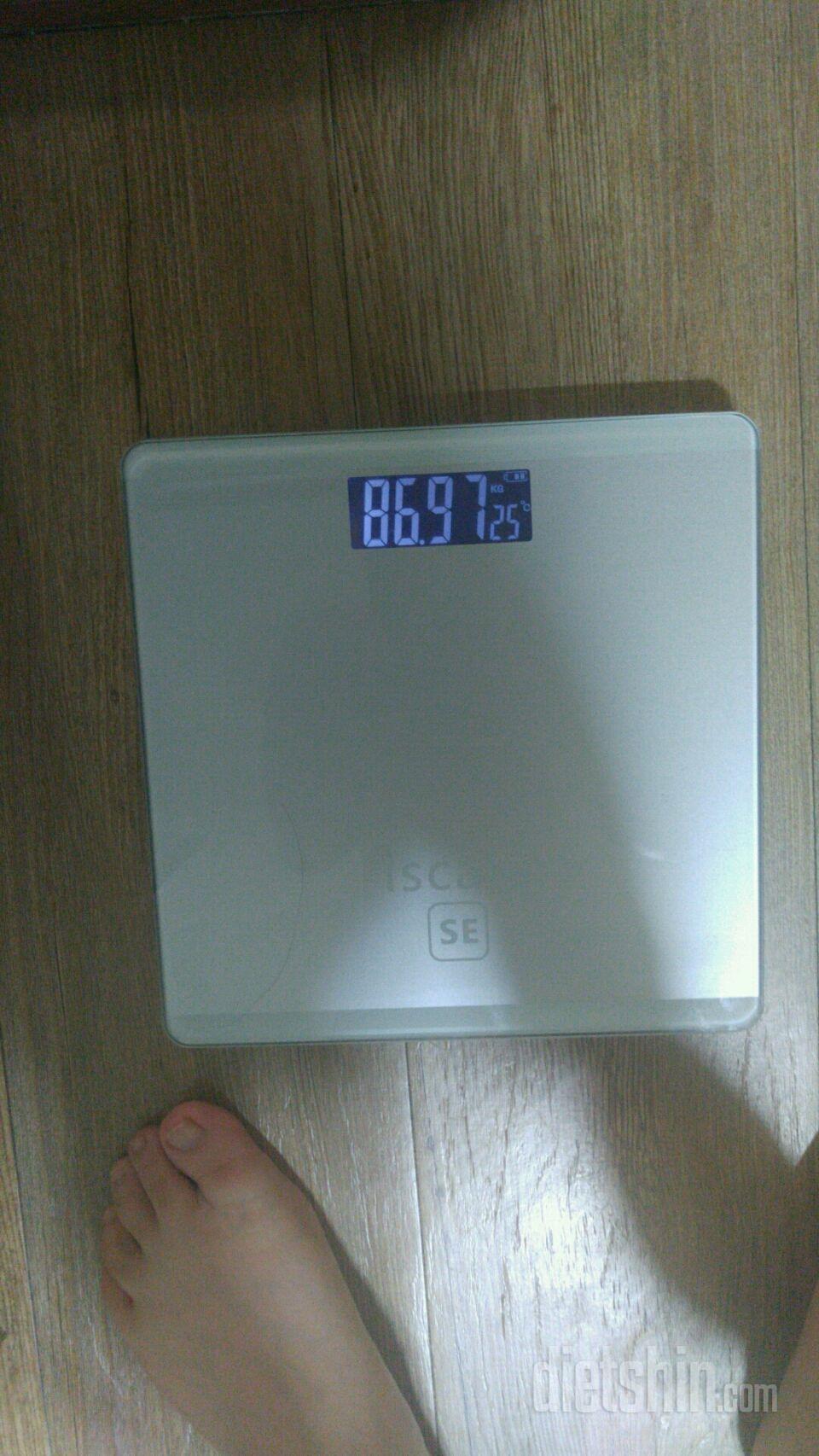 6월 8일 7일차 (어제보다 -0.8kg)