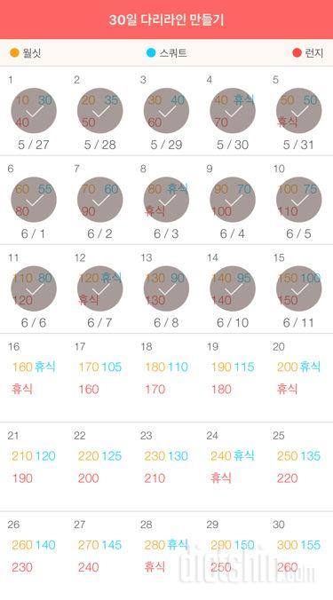 30일 다리라인 만들기 15일차 성공!