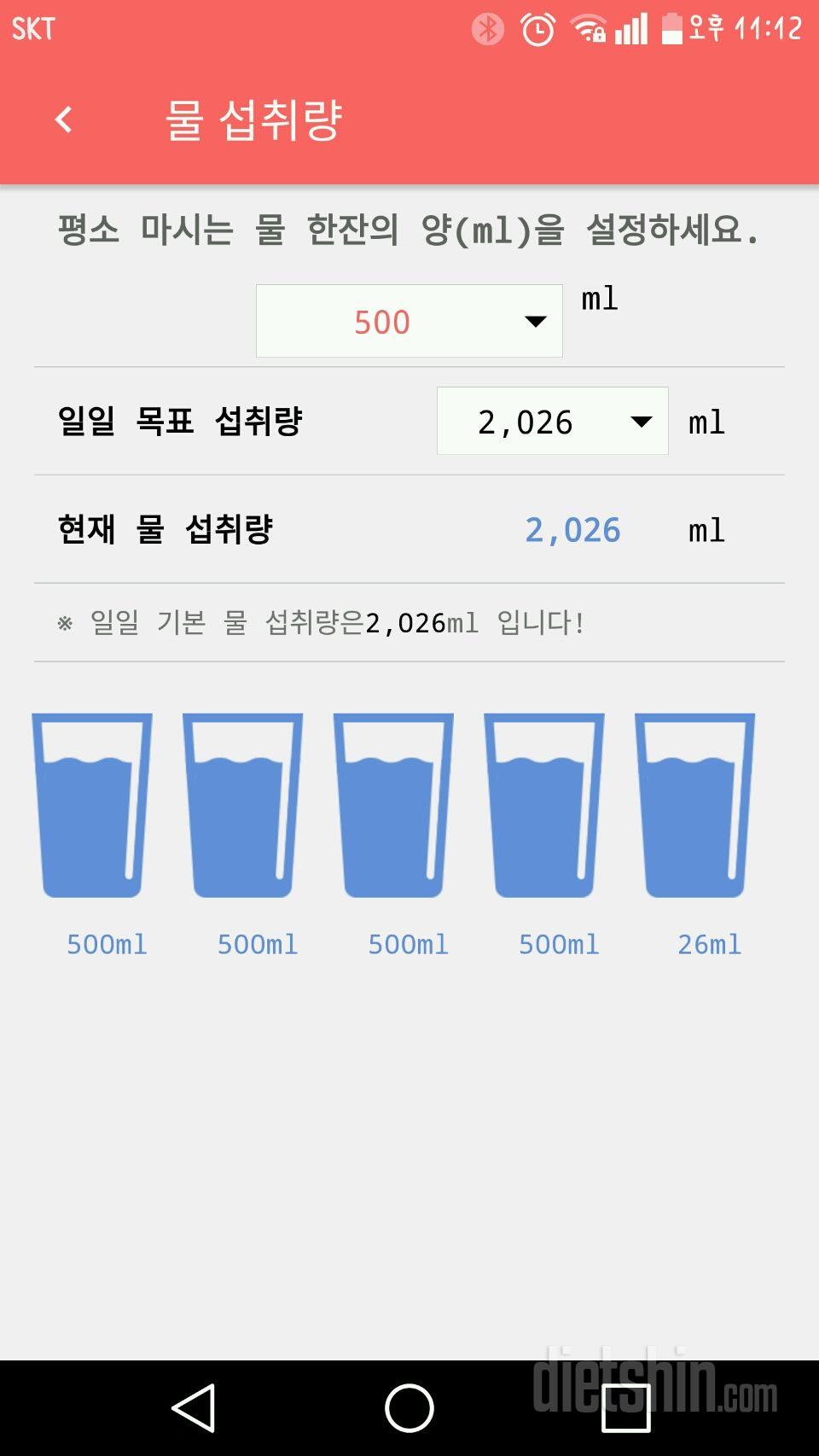 30일 하루 2L 물마시기 13일차 성공!