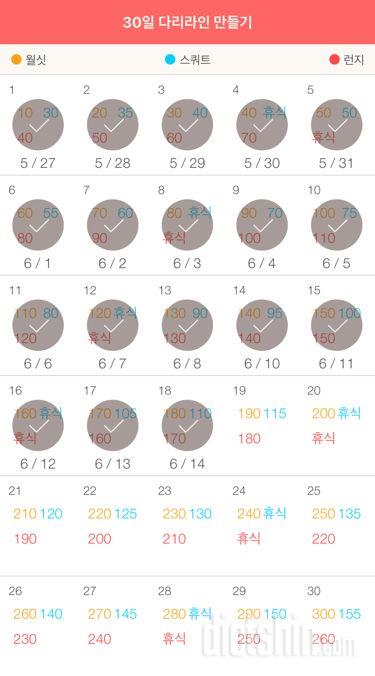 30일 다리라인 만들기 18일차 성공!