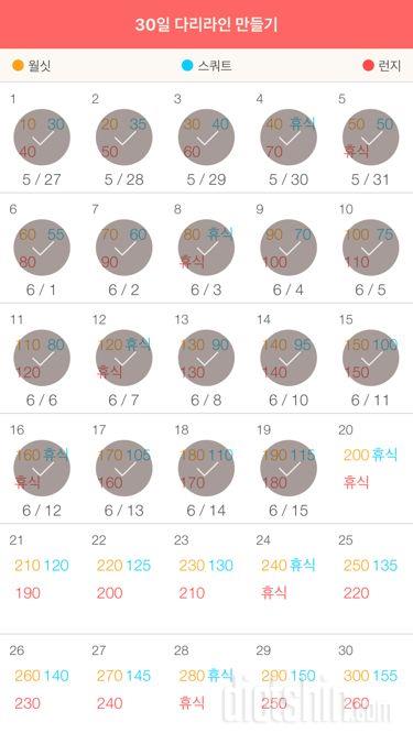 30일 다리라인 만들기 19일차 성공!