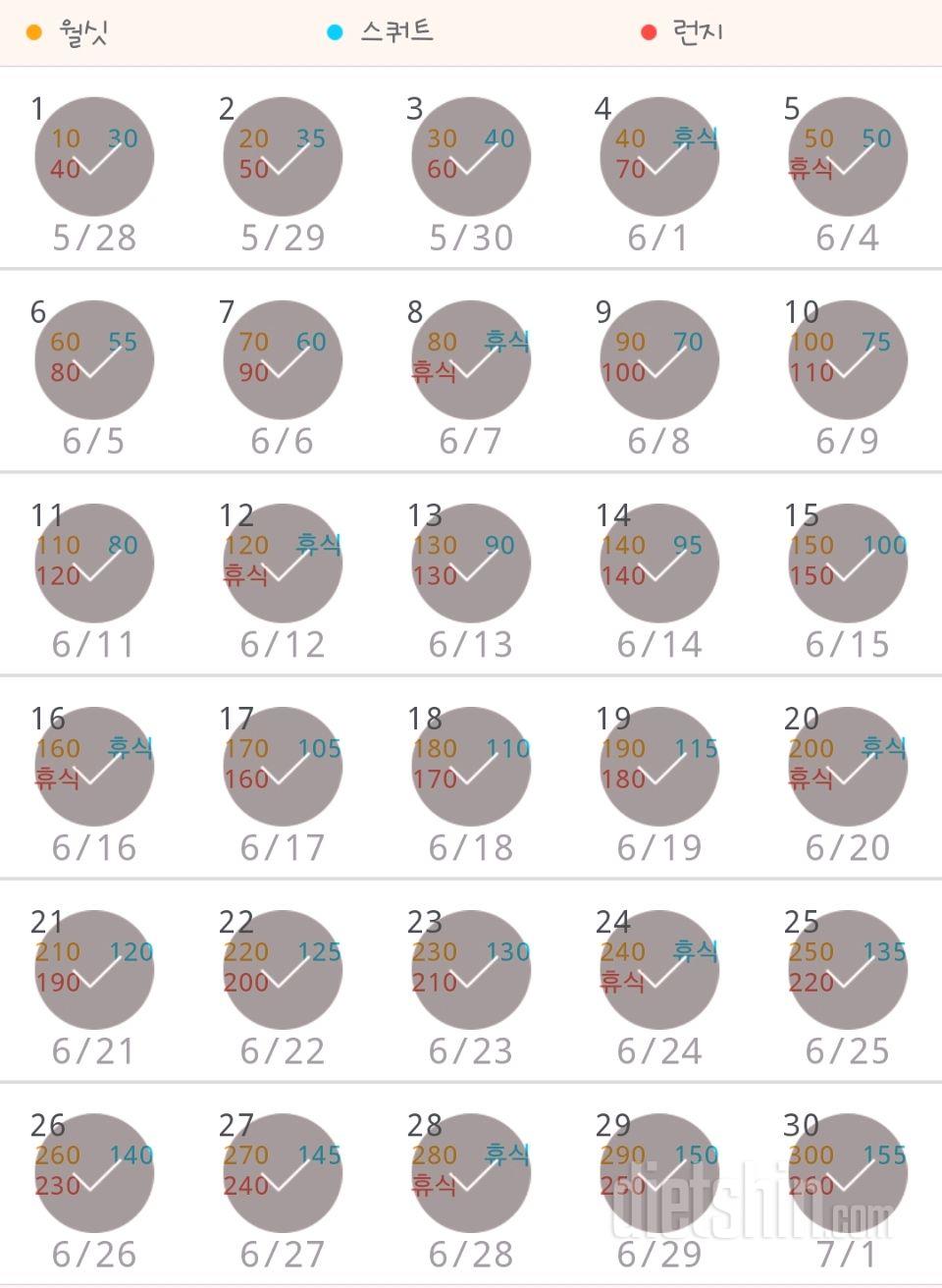 30일 다리라인 만들기 30일차 성공!