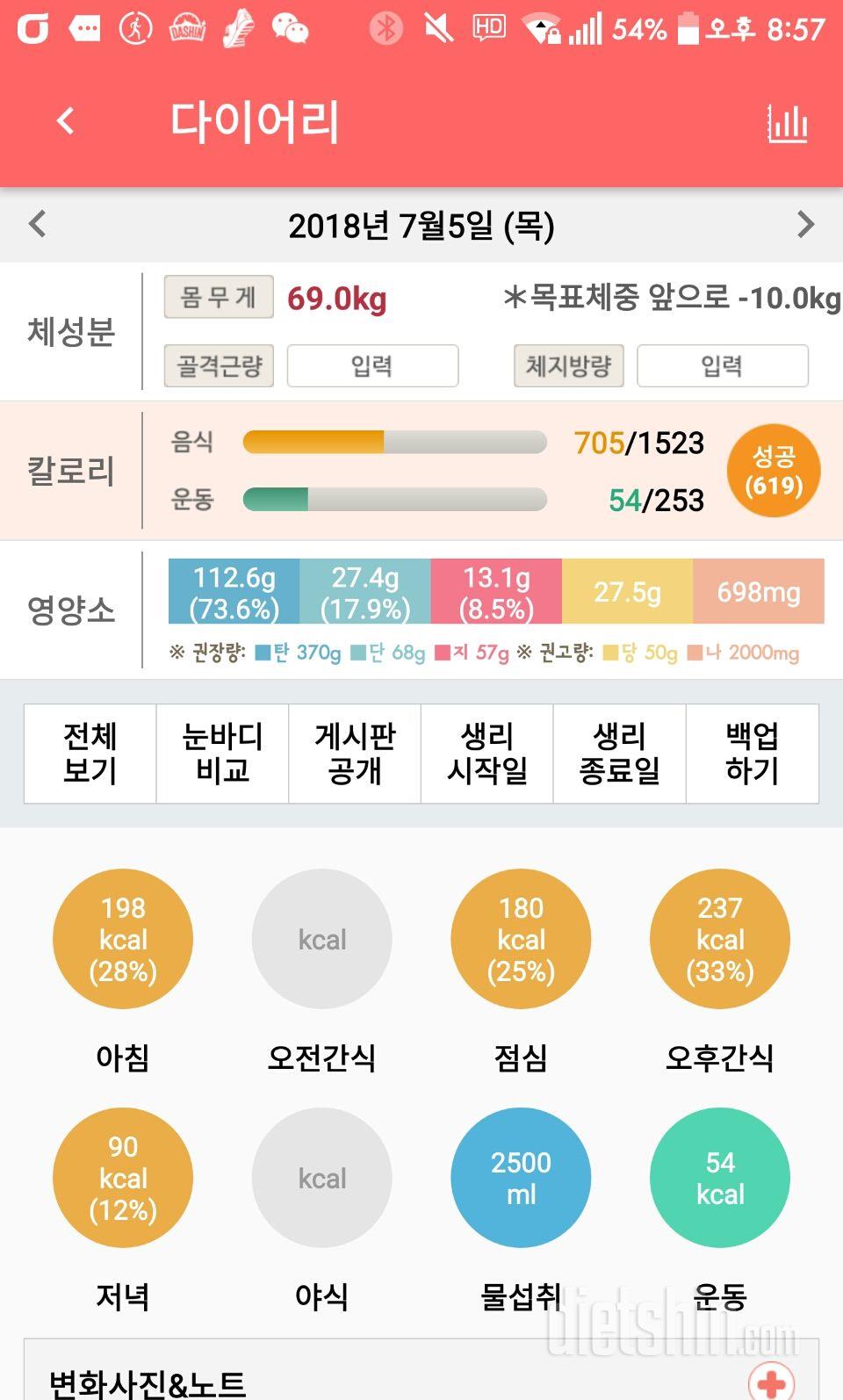 30일 1,000kcal 식단 28일차 성공!