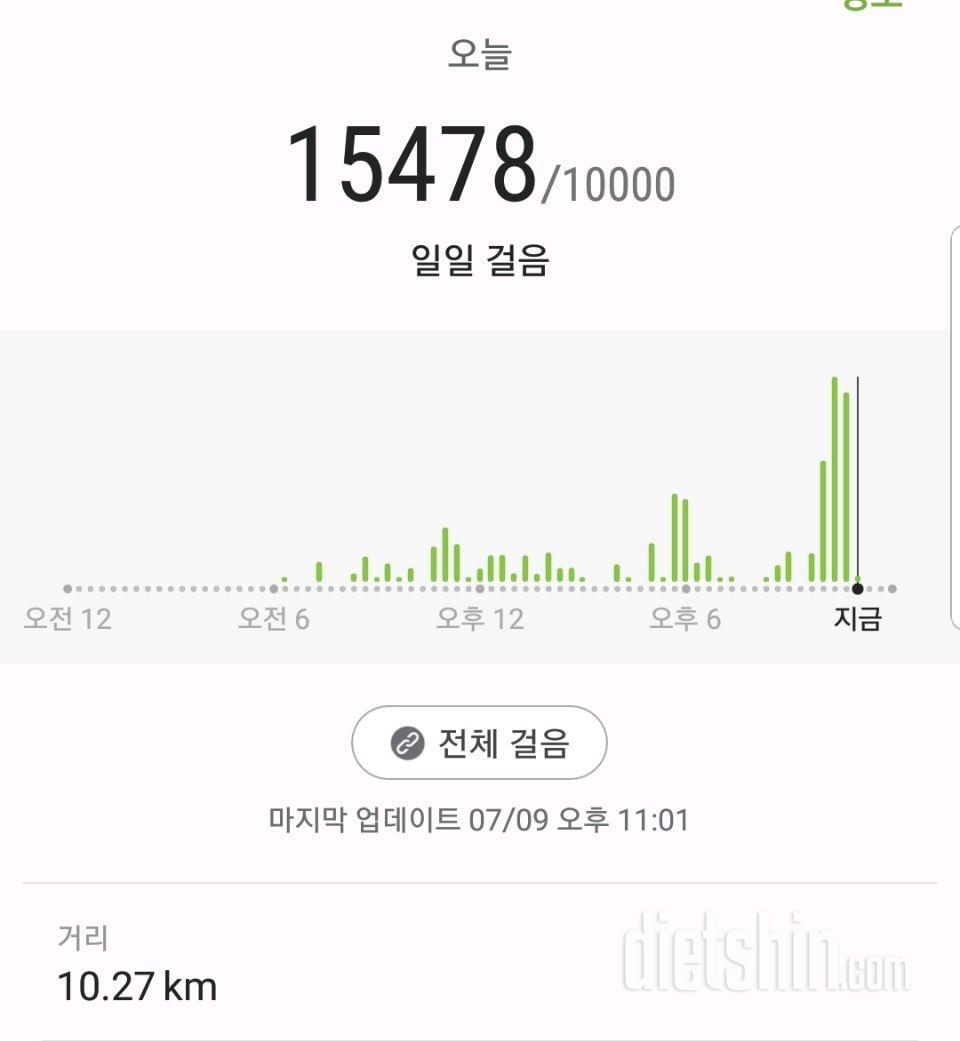 30일 만보 걷기 17일차 성공!