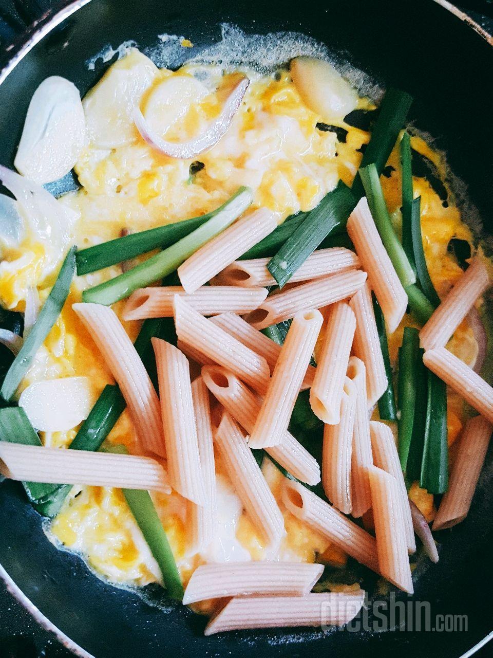 [미주라 통밀파스타] 달걀 통밀펜네💕