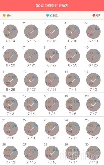 30일 다리라인 만들기 30일차 성공!