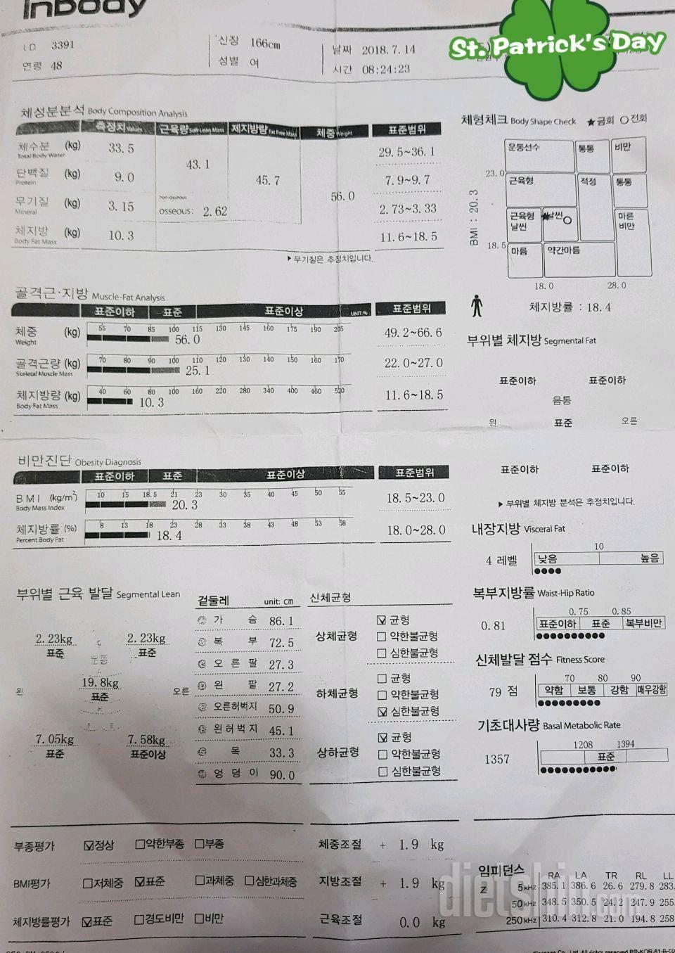 7/19 인바디 비교