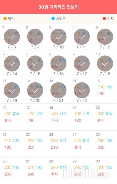 30일 다리라인 만들기 14일차 성공!