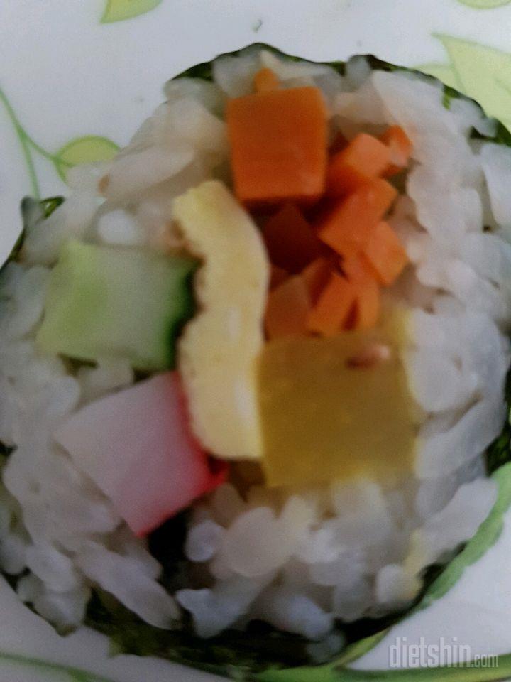 오늘 아침 점심은 김밥