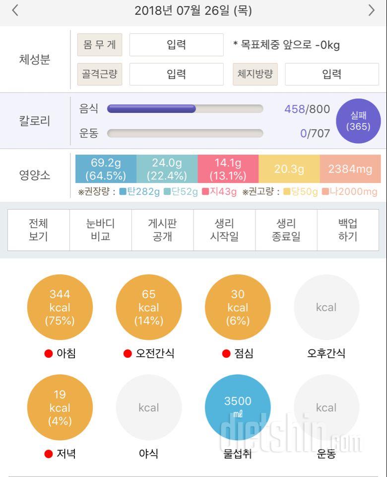 30일 하루 2L 물마시기 29일차 성공!