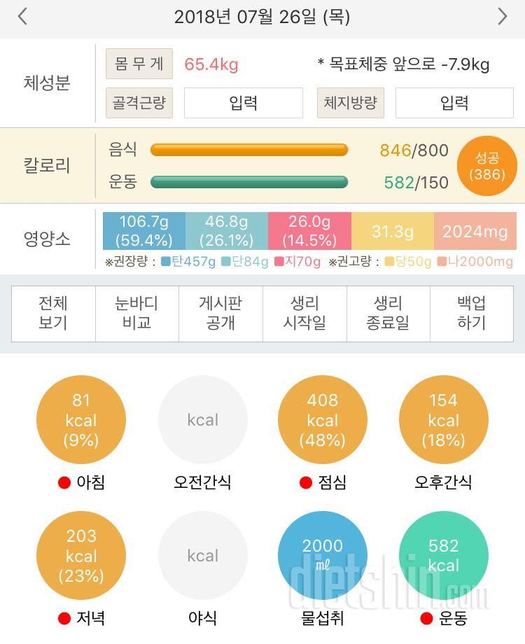 30일 1,000kcal 식단 9일차 성공!