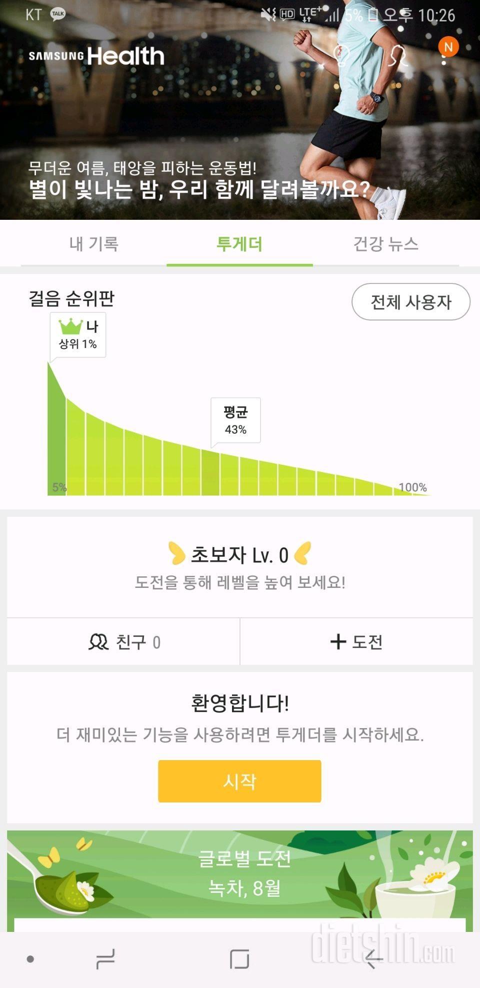 야간 산행