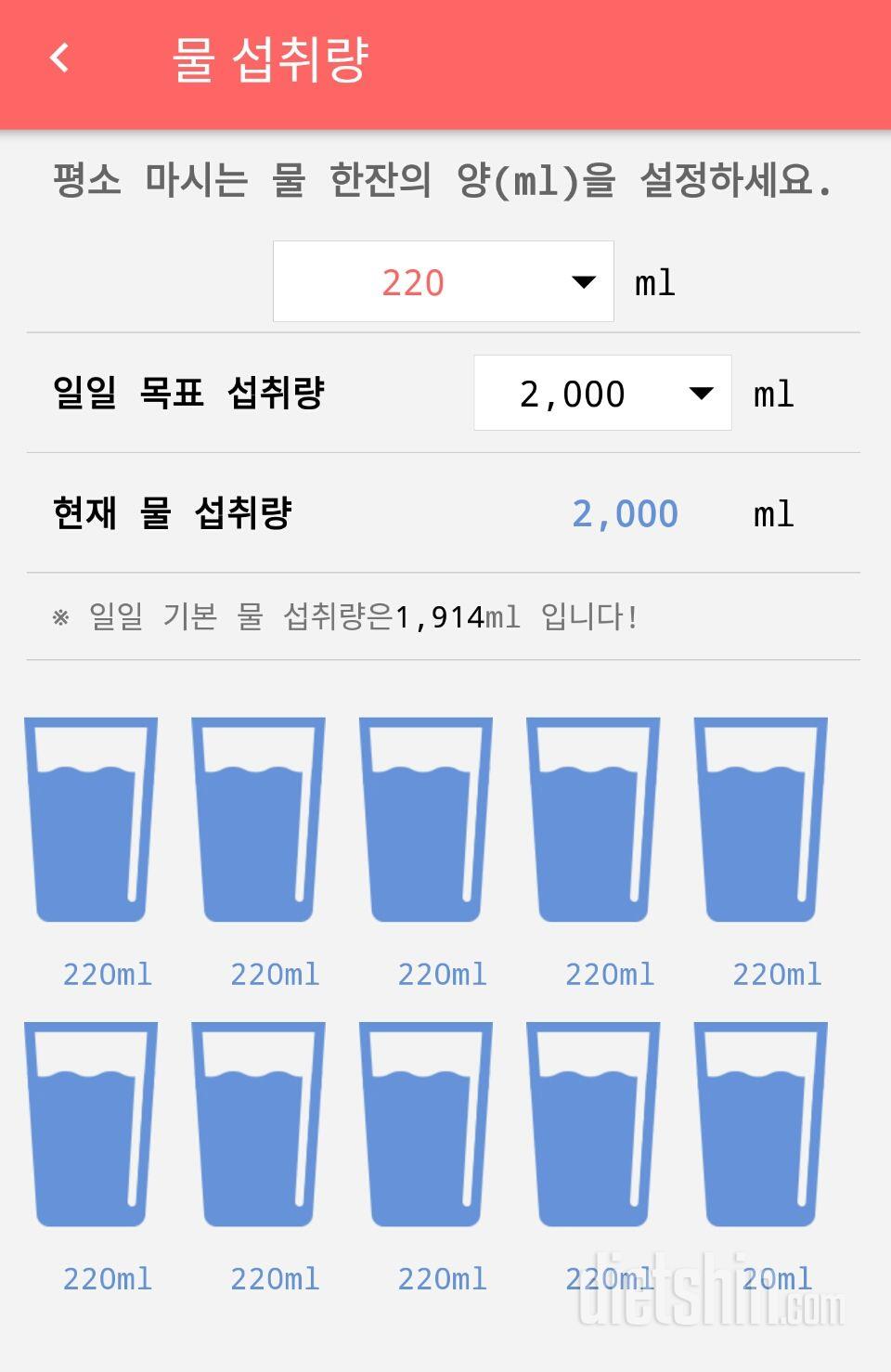 30일 하루 2L 물마시기 66일차 성공!