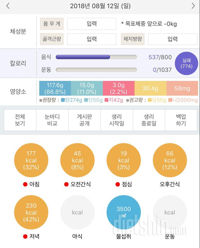 30일 야식끊기 40일차 성공!