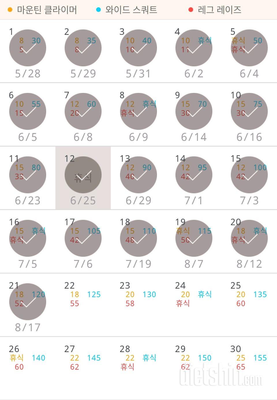 30일 체지방 줄이기 21일차 성공!