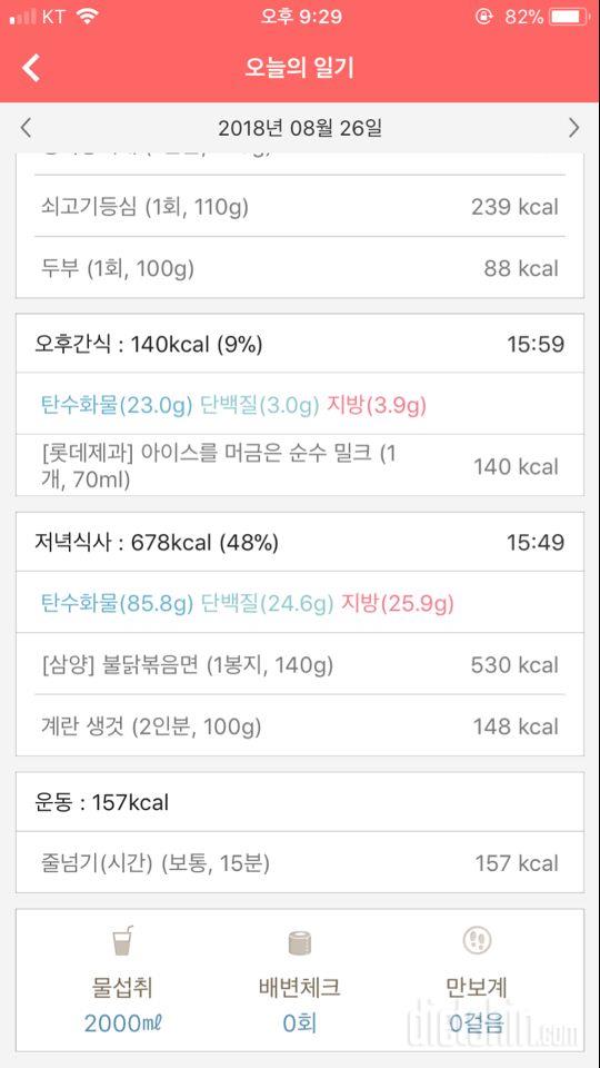 30일 야식끊기 4일차 성공!