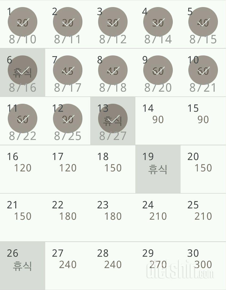 30일 플랭크 13일차 성공!