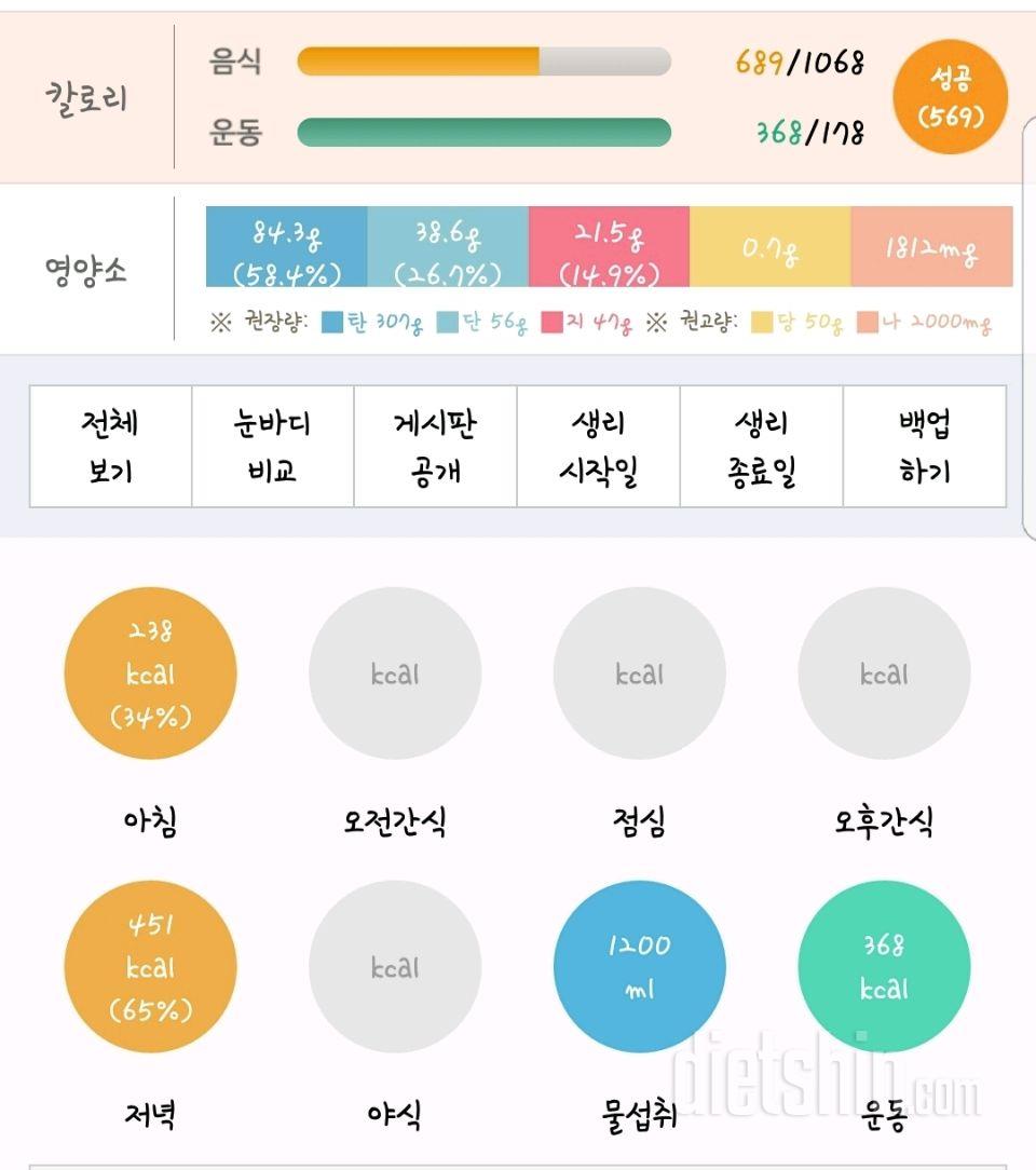 다이어트 59일차