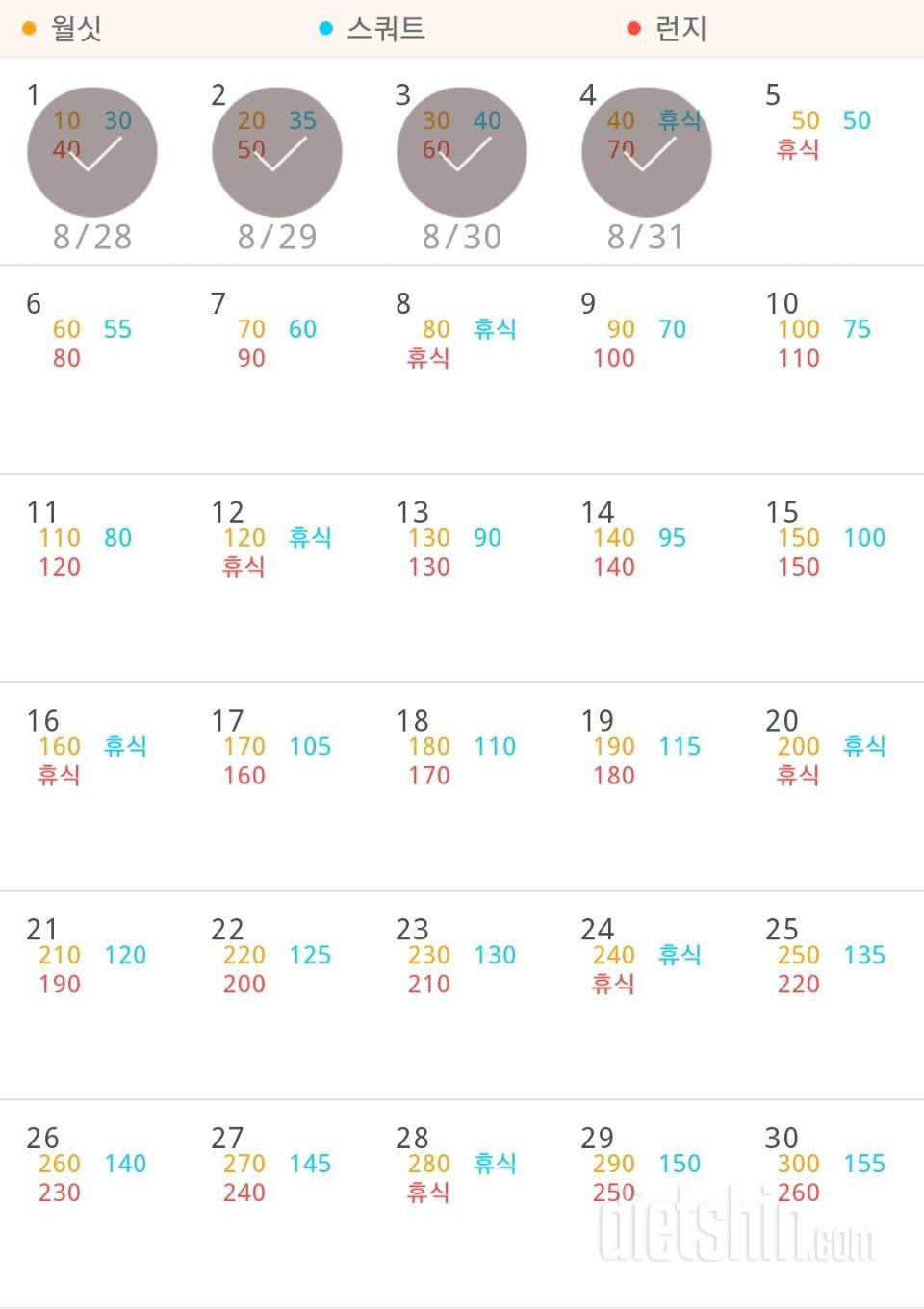 30일 다리라인 만들기 4일차 성공!