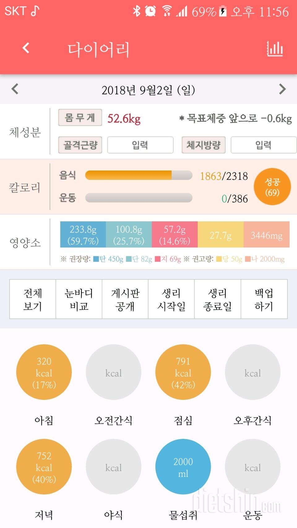 30일 야식끊기 11일차 성공!