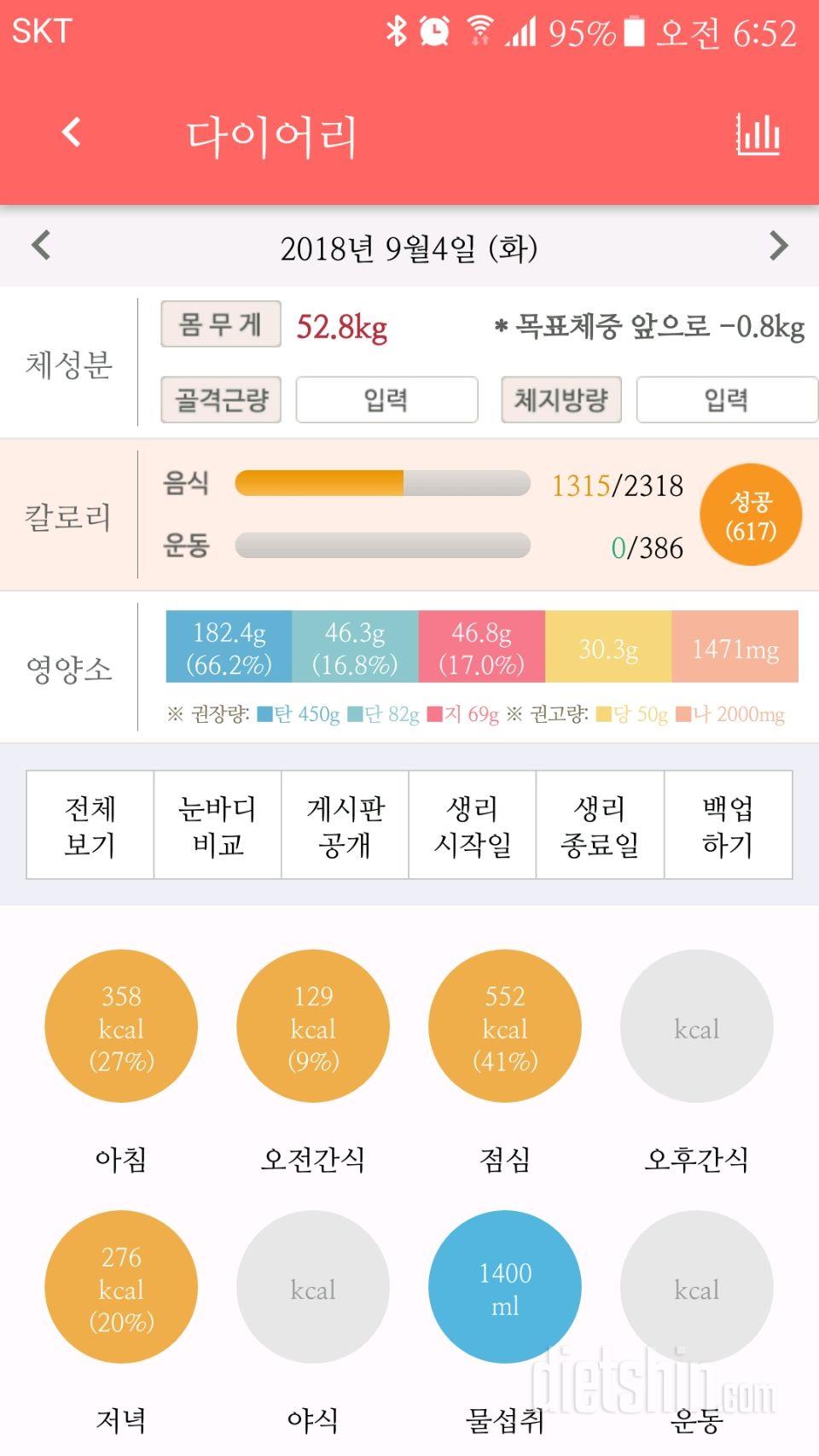 30일 야식끊기 13일차 성공!