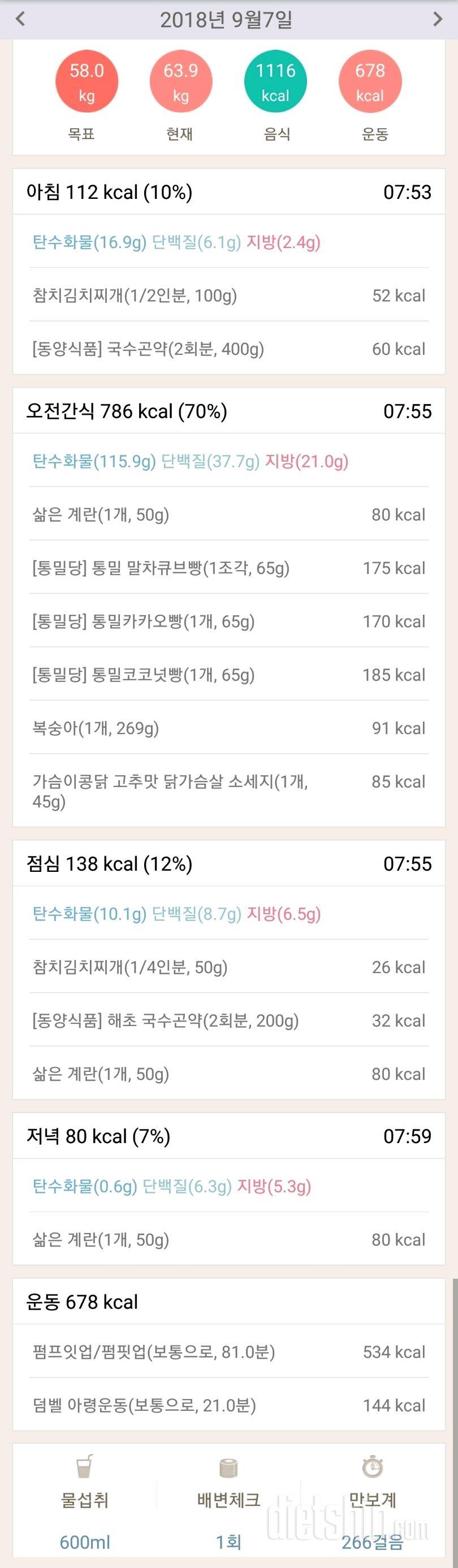 30일 밀가루 끊기 7일차 성공!