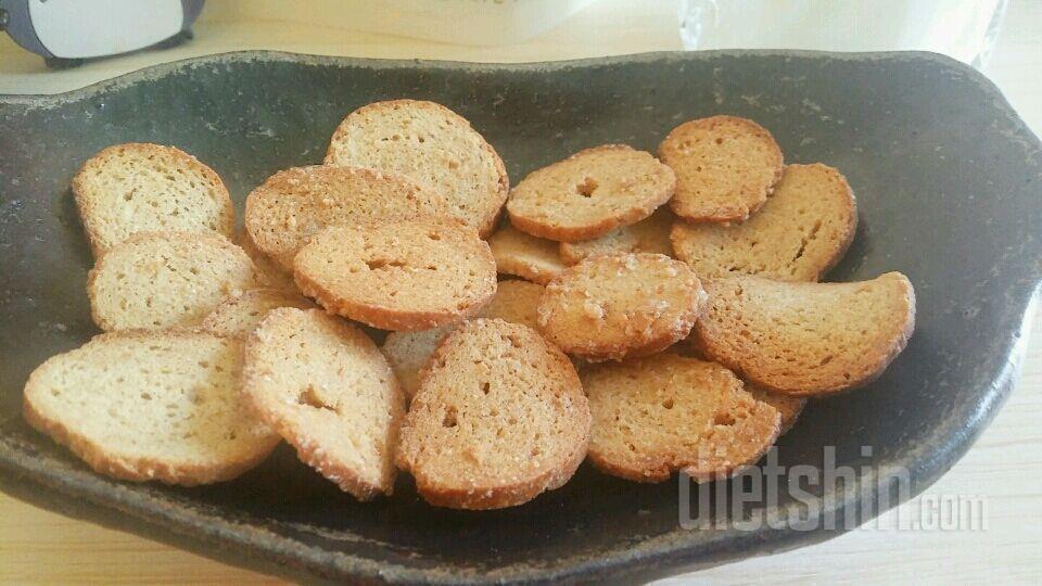 통밀당 단백칩 갈릭버터 맛 맛있어요🍪👍