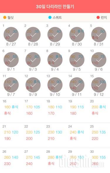 30일 다리라인 만들기 15일차 성공!