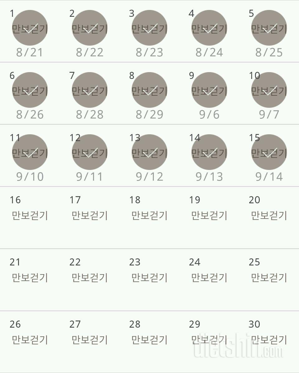 30일 만보 걷기 375일차 성공!