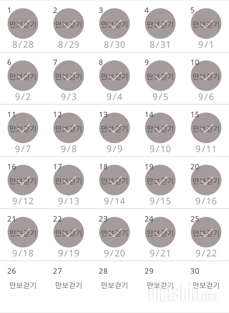 30일 만보 걷기 55일차 성공!