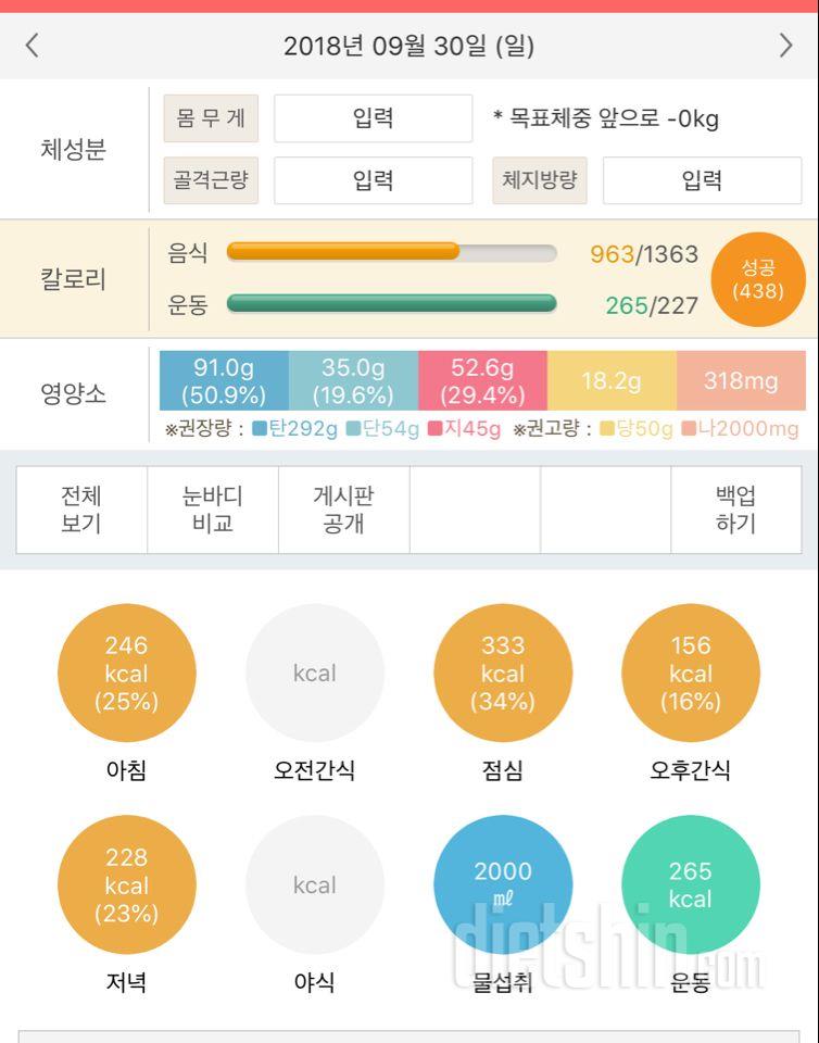 30일 아침먹기 54일차 성공!