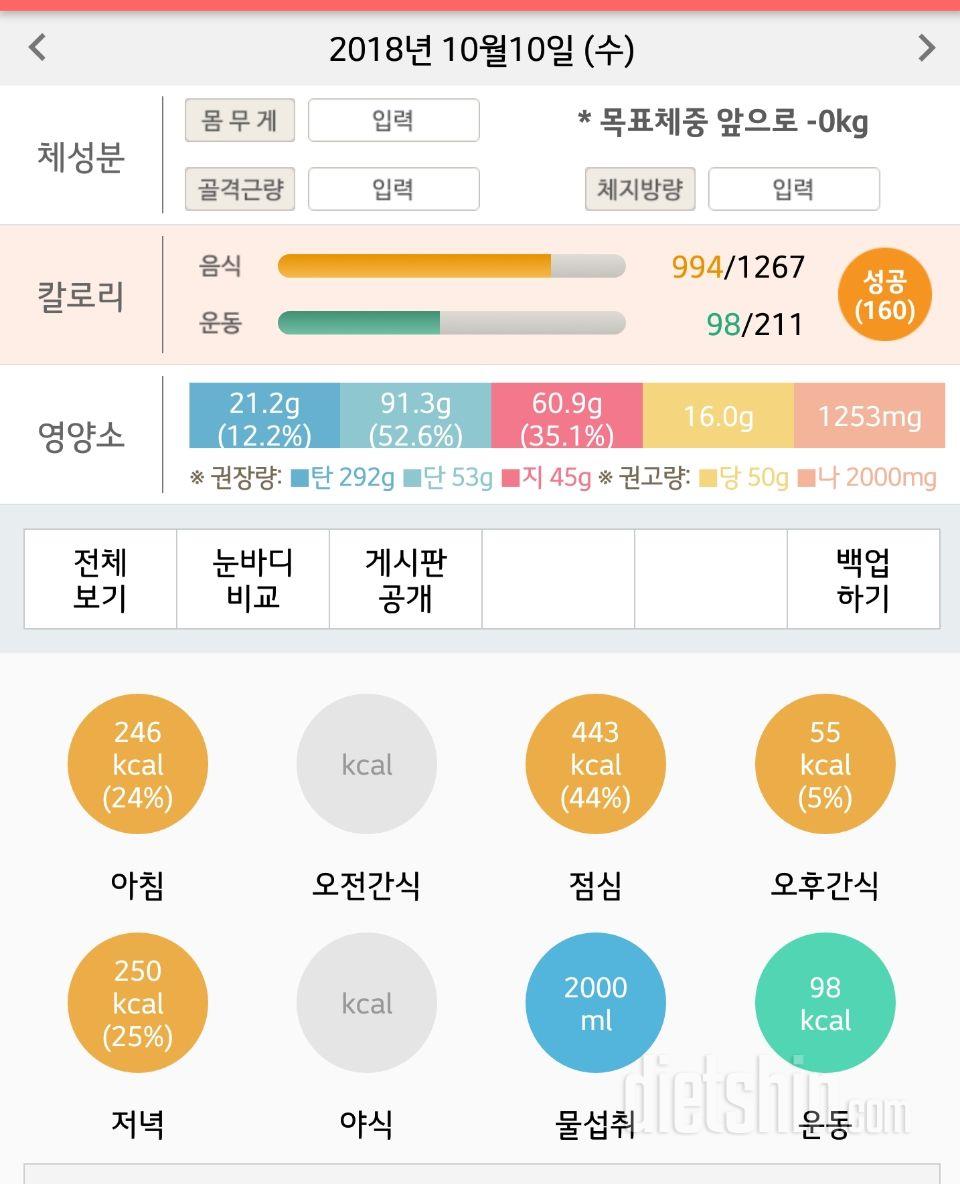 30일 당줄이기 60일차 성공!