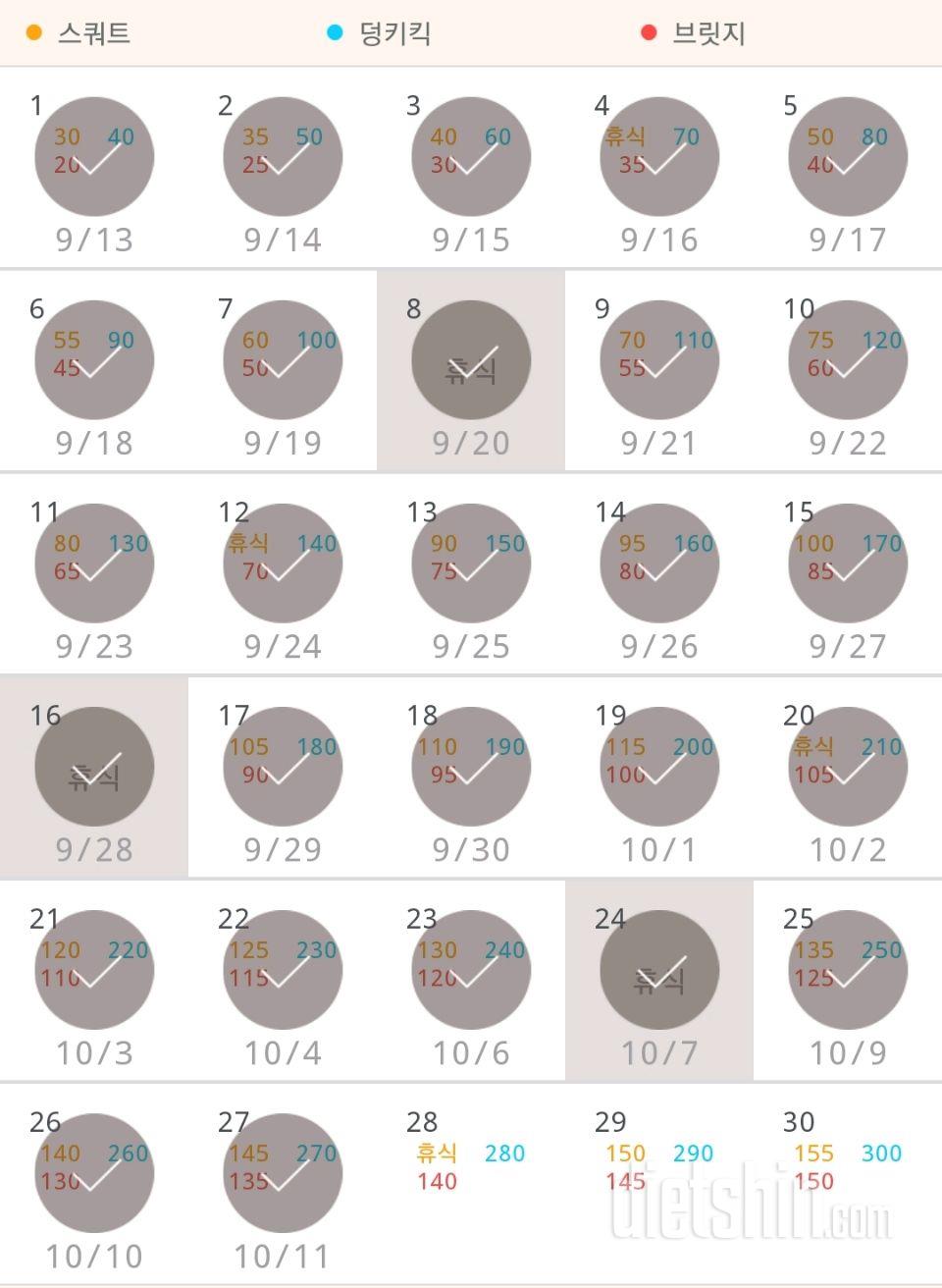 30일 애플힙 297일차 성공!