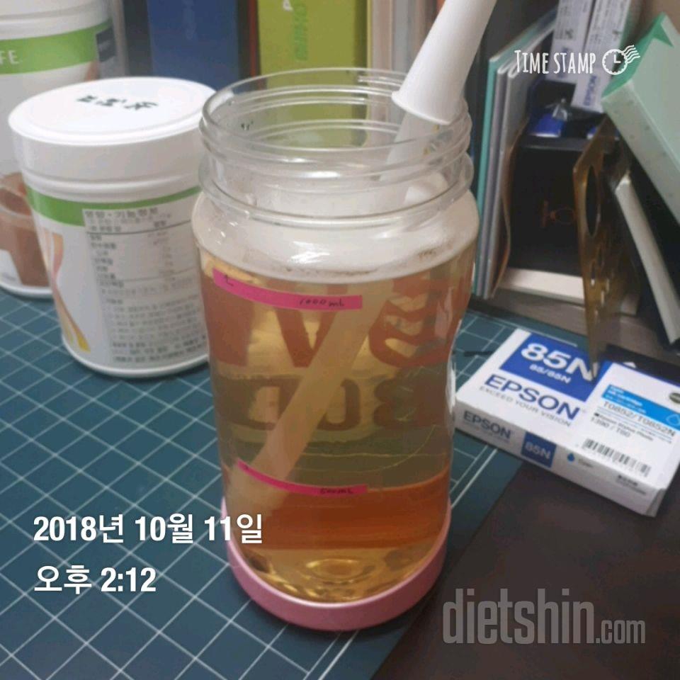 30일 하루 2L 물마시기 13일차 성공!