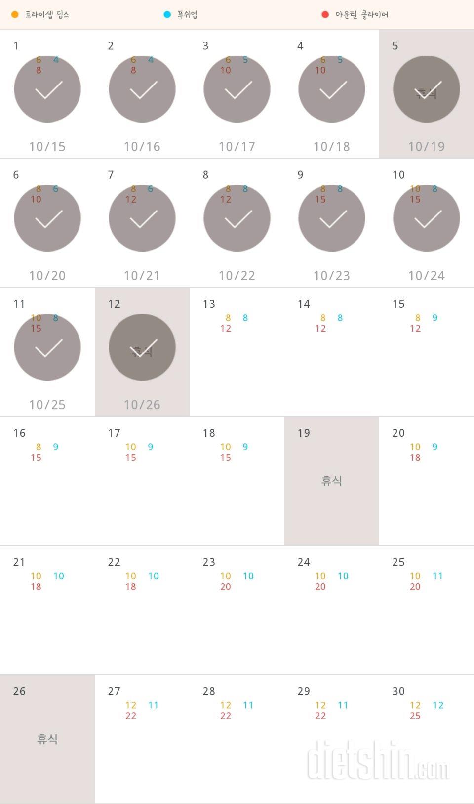 30일 슬림한 팔 102일차 성공!