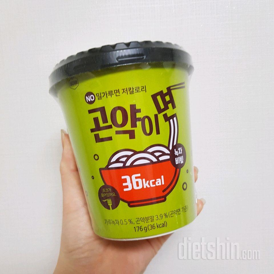 매콤한면이 땡길땐, 곤약이면 녹차비빔!