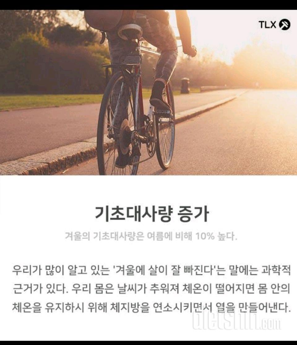 겨울철에 살이 더빠진다~~♡