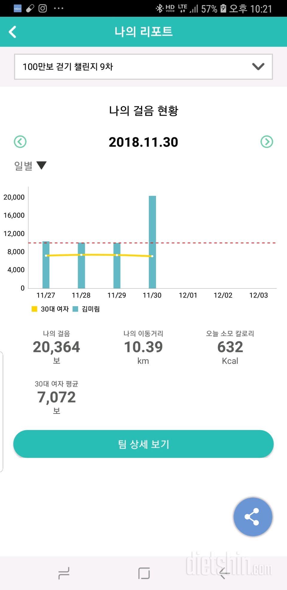 30일 만보 걷기 345일차 성공!