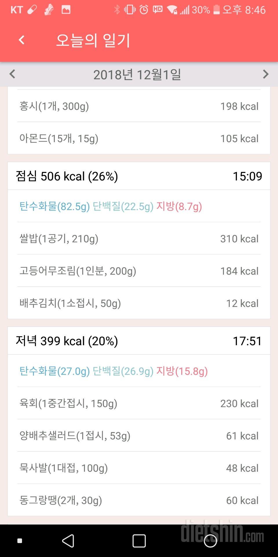 30일 밀가루 끊기 75일차 성공!