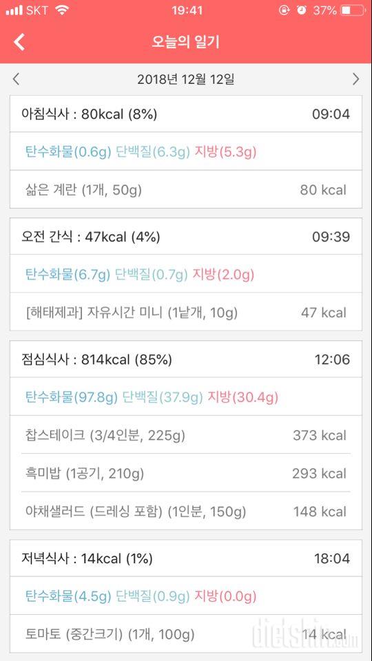 30일 밀가루 끊기 2일차 성공!