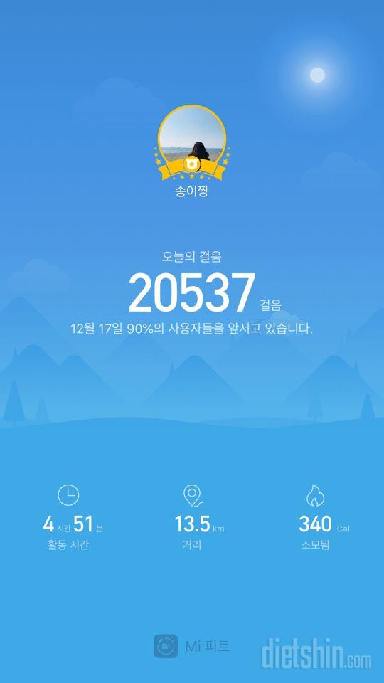 30일 만보 걷기 384일차 성공!