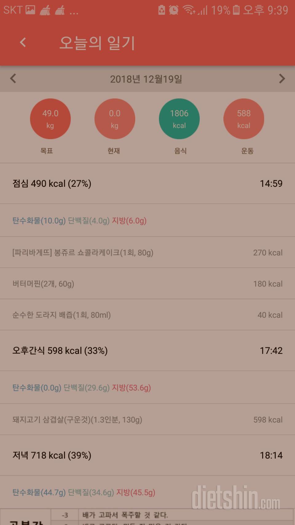 운동을 드디어 하였습니다..