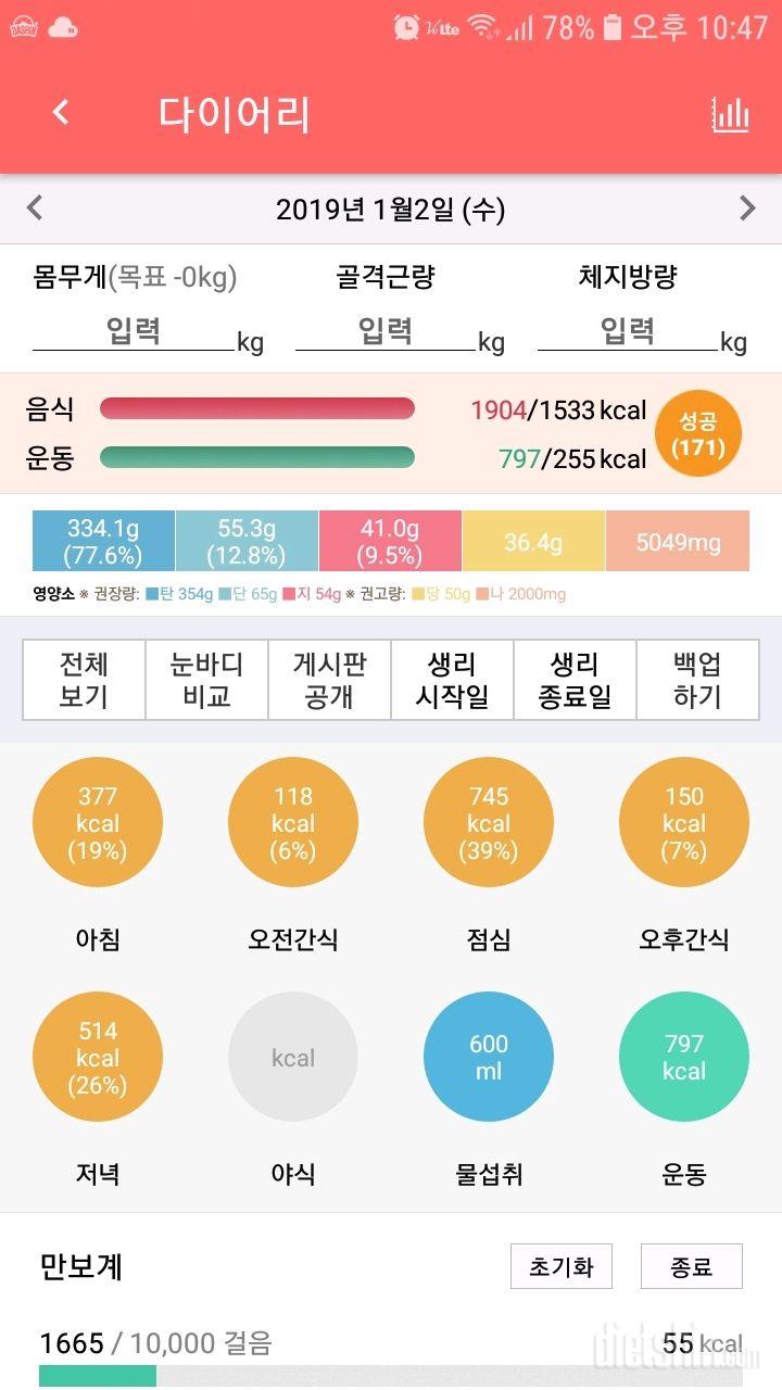 30일 야식끊기 1일차 성공!