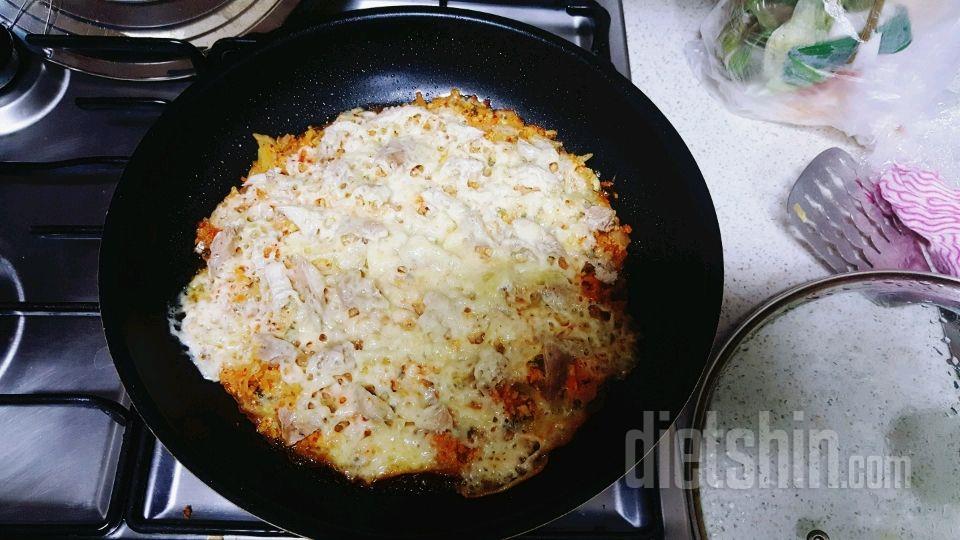 [한 판에 700칼로리!] 탄수화물, 토마토, 오븐 없이 피자 만들기