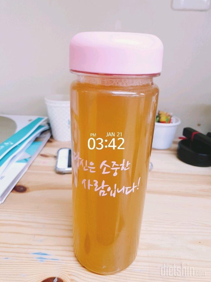 30일 하루 2L 물마시기 1일차 성공!