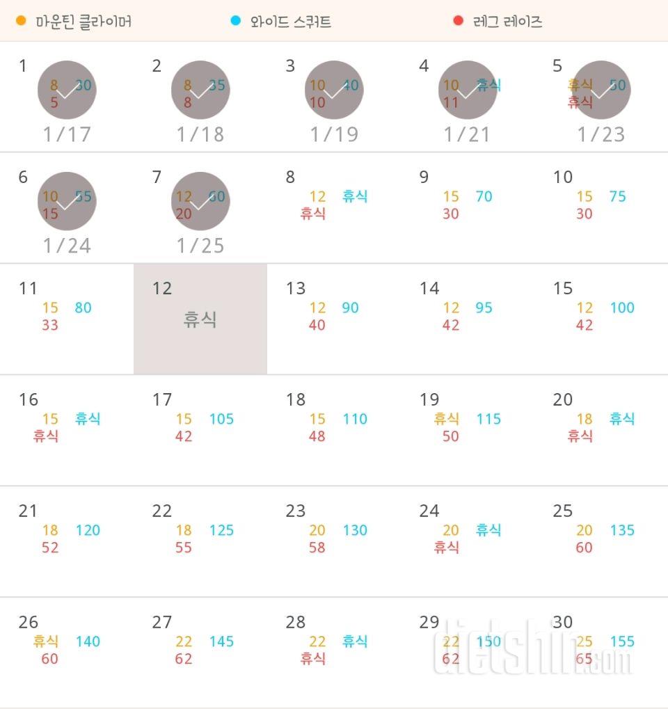 30일 체지방 줄이기 7일차 성공!