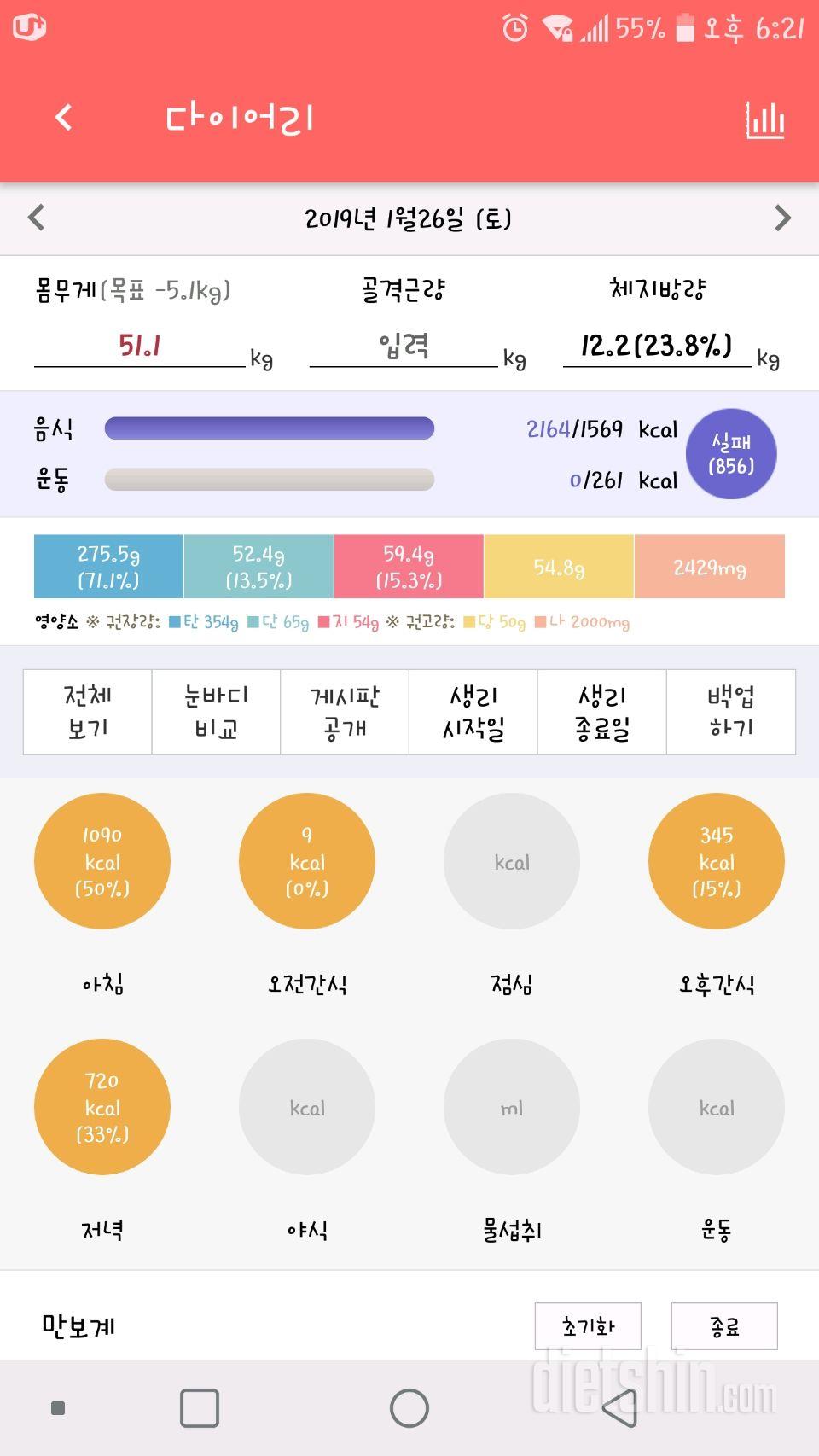 30일 야식끊기 4일차 성공!