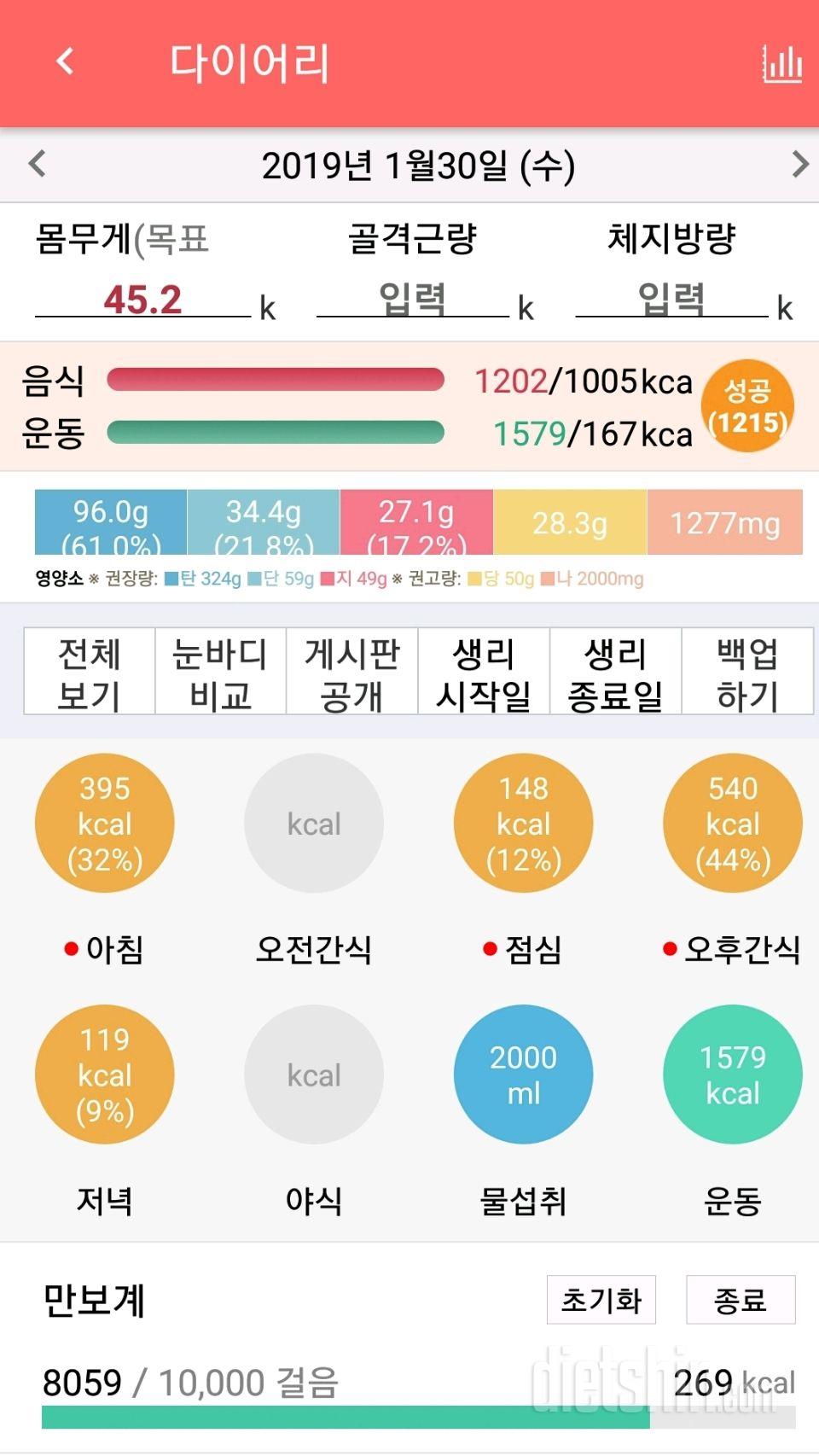 저녁운동,총식단,운동