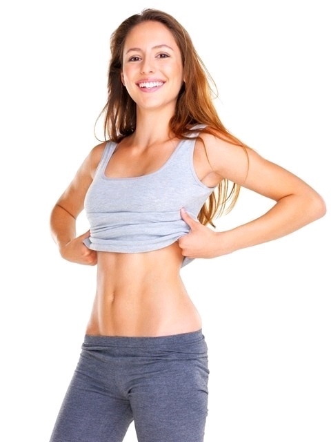 복부다이어트 자극사진